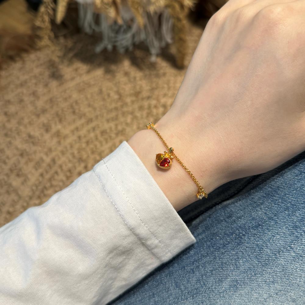 Apple Charm Bracelet