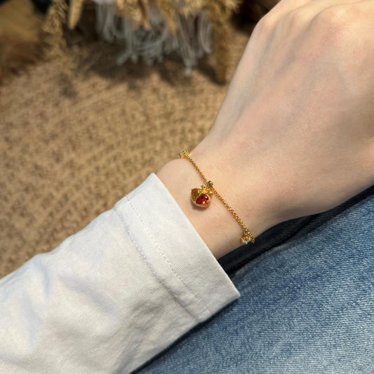 Apple Charm Bracelet