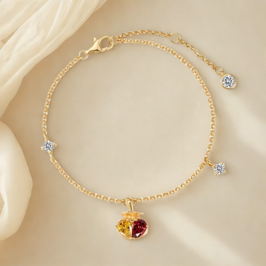 Apple Charm Bracelet