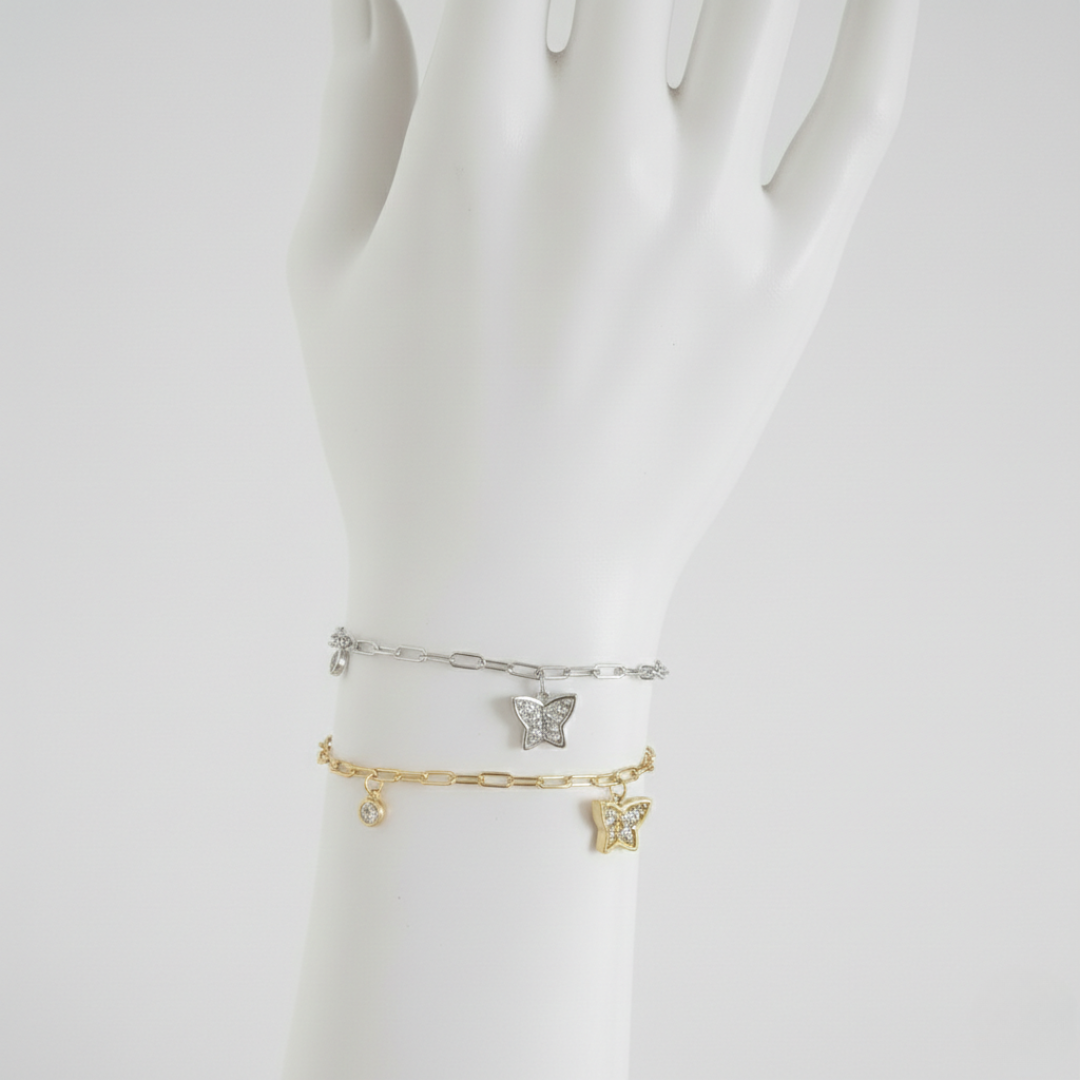 Butterfly Charm Bracelet