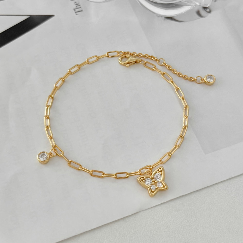 Butterfly Charm Bracelet