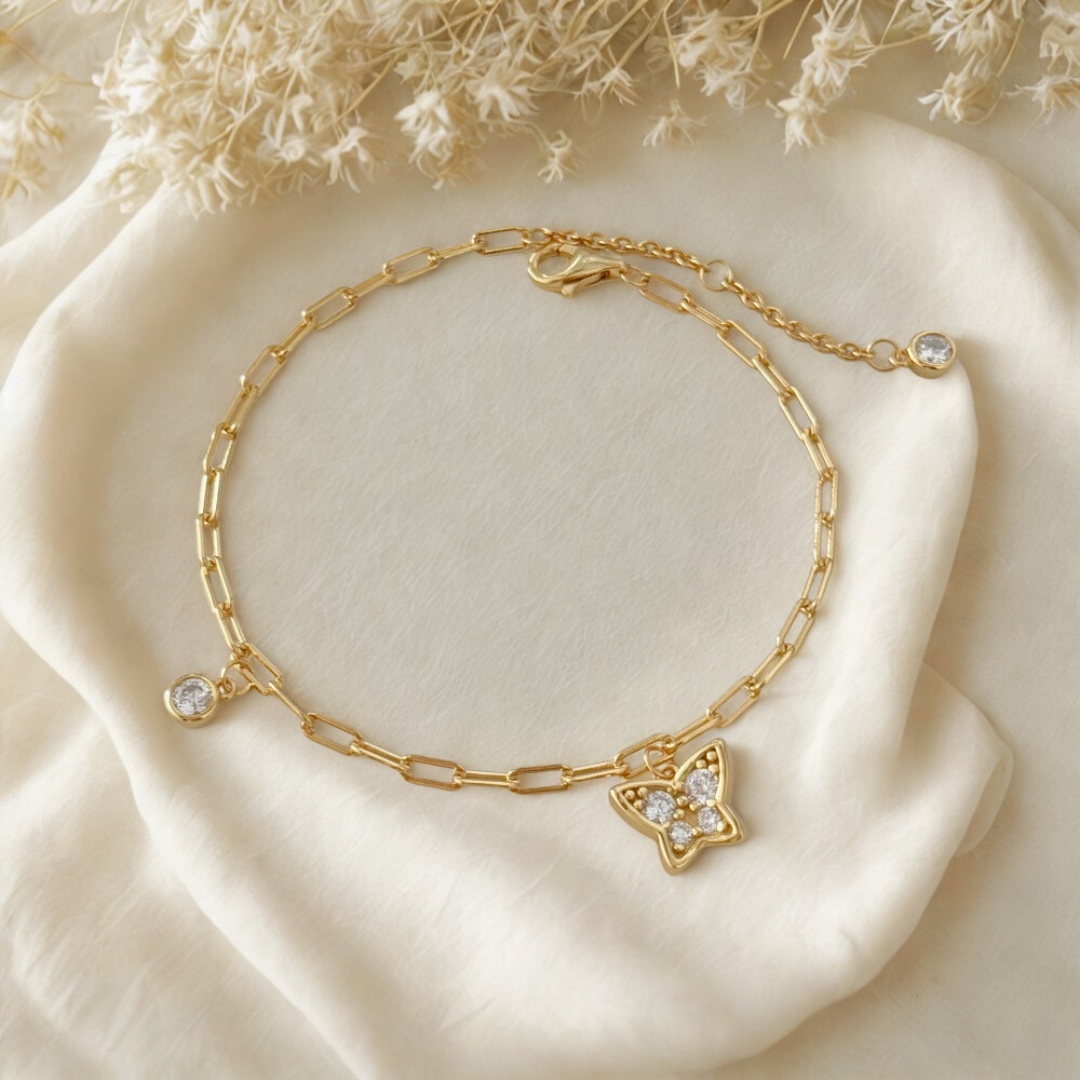 Butterfly Charm Bracelet