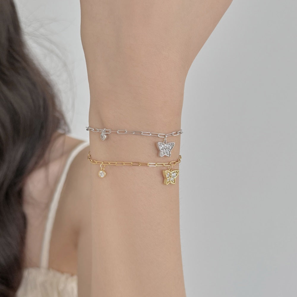 Butterfly Charm Bracelet