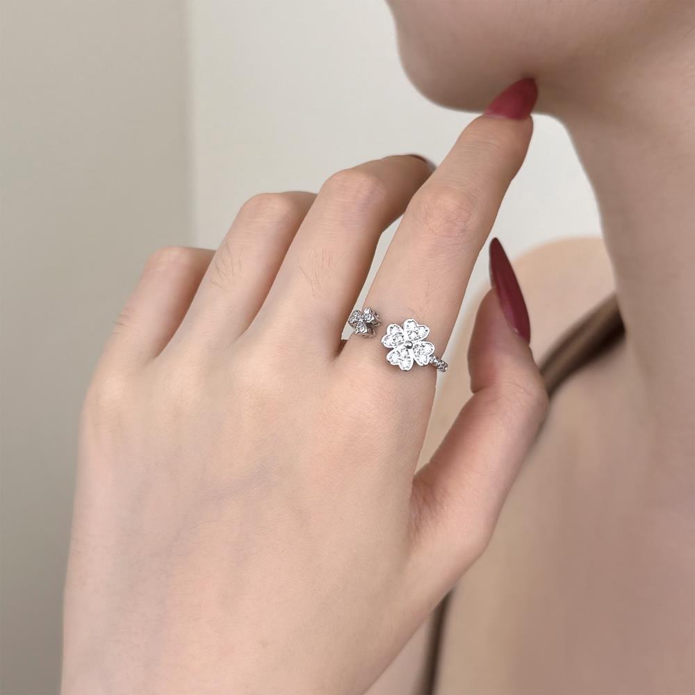 Clover Open Ring