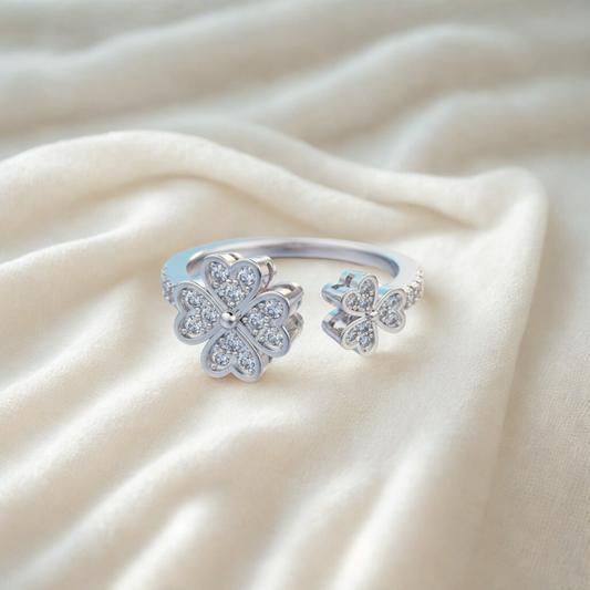 Clover Open Ring