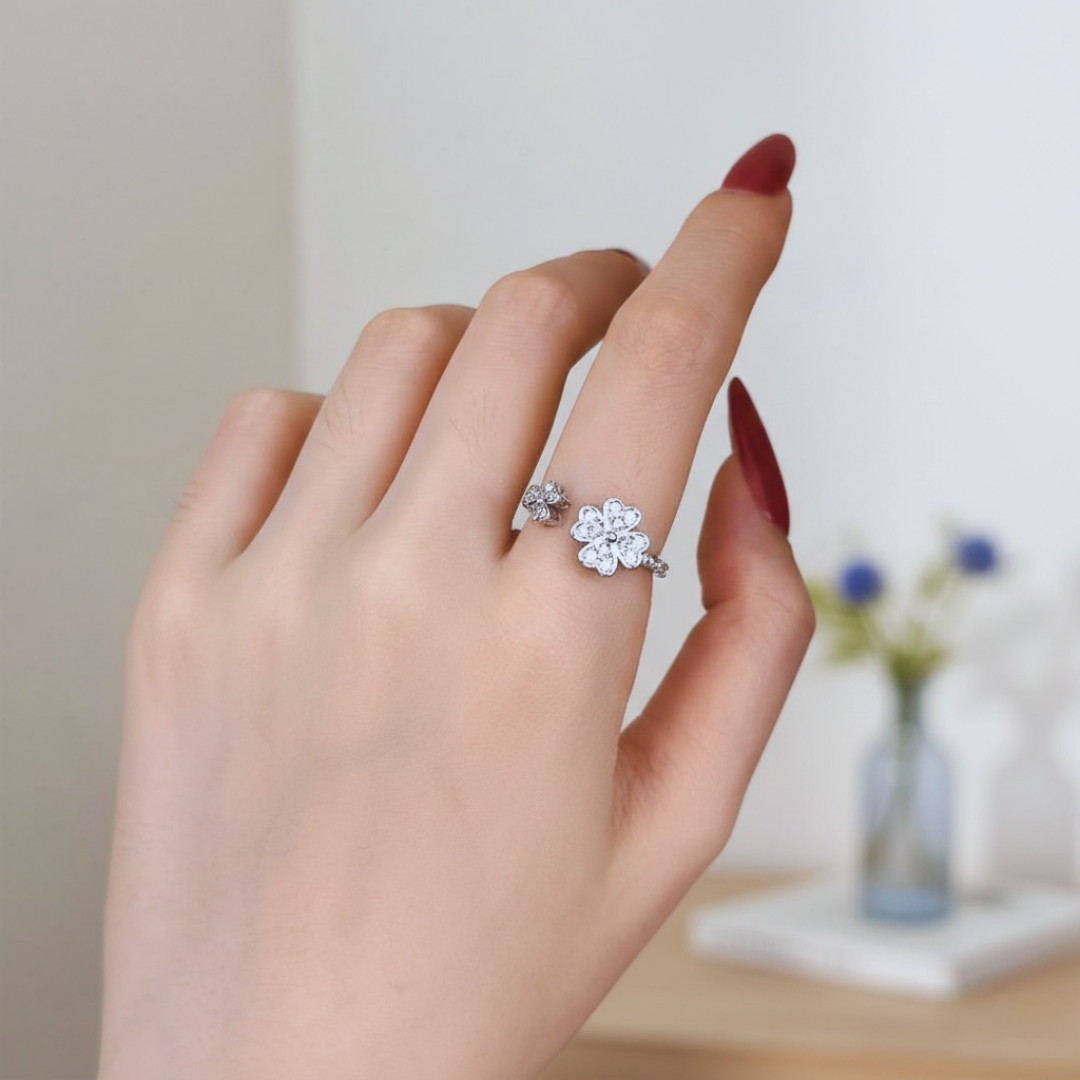 Clover Open Ring