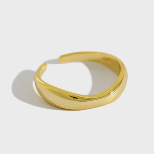 Alvaré Flow Open Ring – S925 Sterling Silver