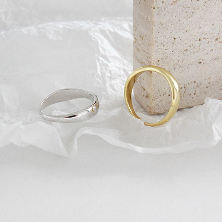 Alvaré Flow Open Ring – S925 Sterling Silver