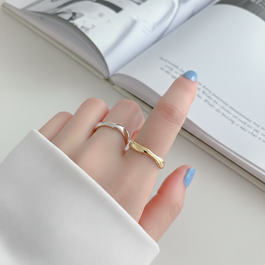 Alvaré Flow Open Ring – S925 Sterling Silver
